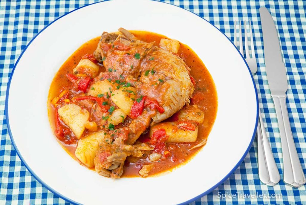 Traditional Pollo Guisado Chicken And Potato Stew Spicetraveller