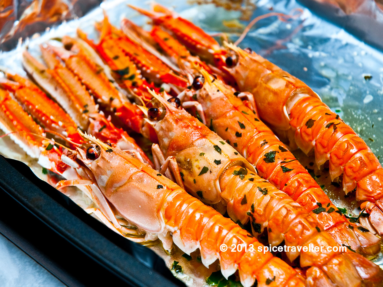 roasted langoustines