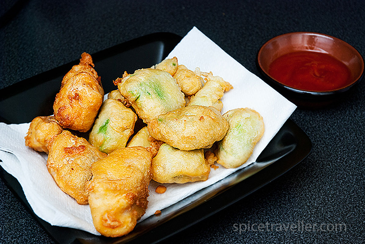 avocado and hake in australian beer batter