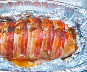 Perfectly roasted whole turkey roulade