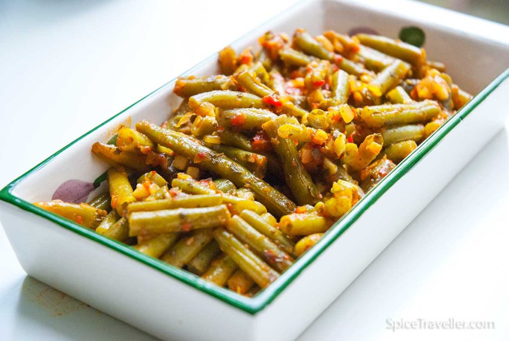 Croatian style green beans side dish