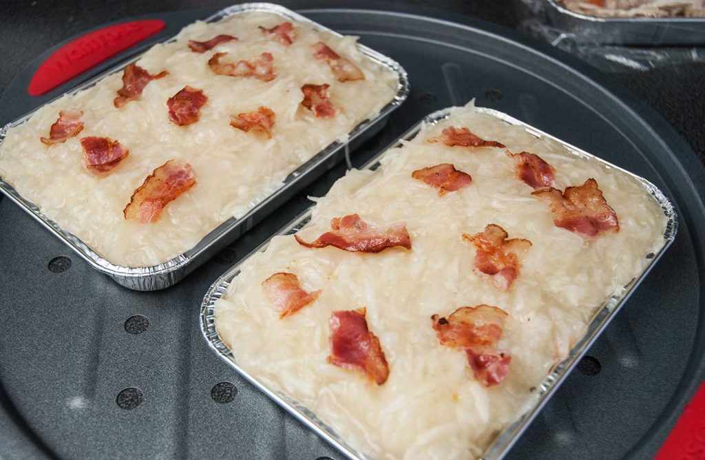 Rapie Pie or chicken and potato casserole ready to bake.